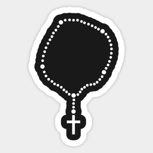 Catholic Rosary Sticker